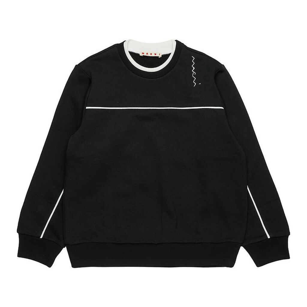Marni Sweatshirt - Sort m. Hvid