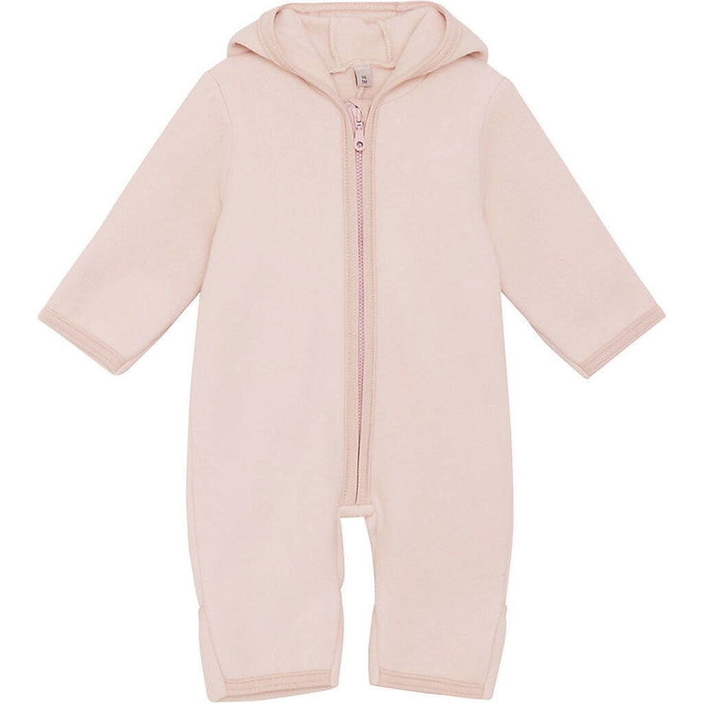 Huttelihut Køredragt - Fleece - Peach Blush m. Ører