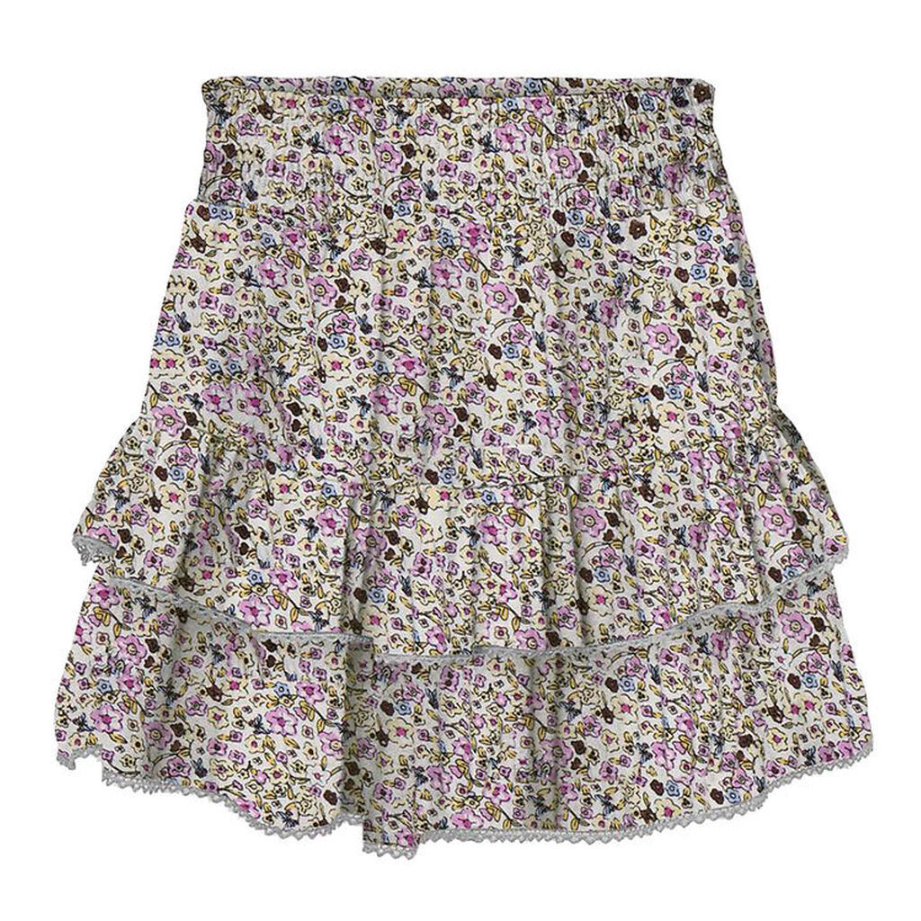 Kids Only Nederdel - KogGlow - Cloud Dancer/Ditsy Flowers