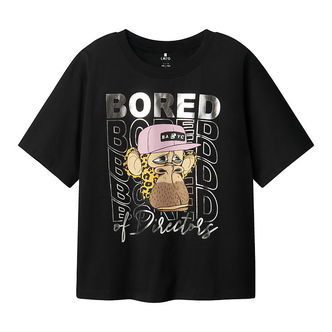 LMTD T-shirt - NlfAbrina Boredofd - Sort