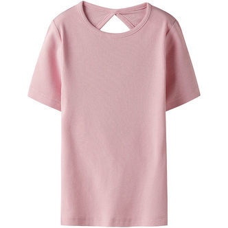 Name It T-shirt - Rib - NkfJalgos - Cameo Pink