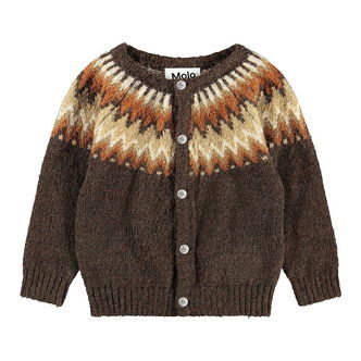 Molo Cardigan - Strik - Uld - Bay - Browns