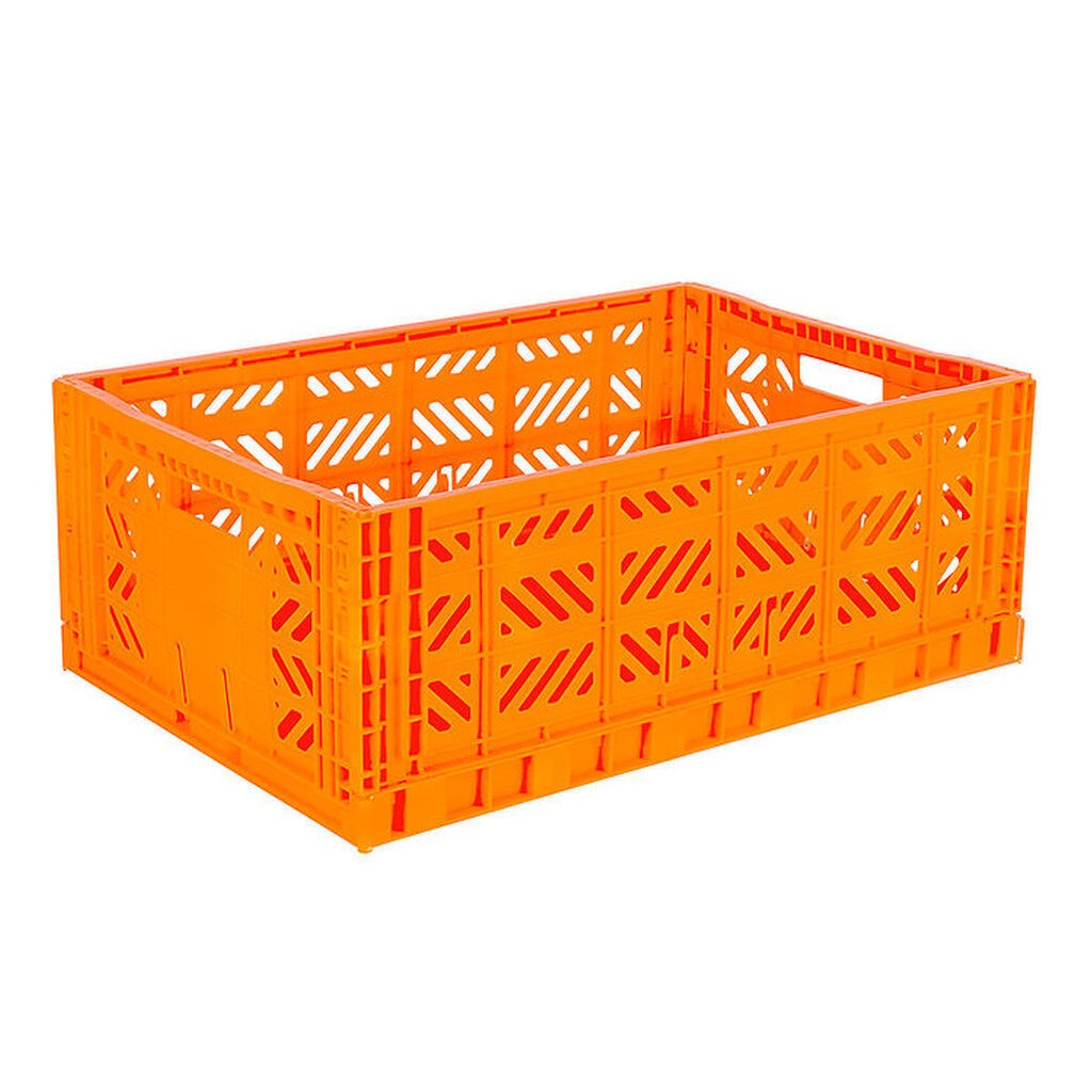 Aykasa Foldekasse - 60x40x22 cm - Maxi - Neon Orange