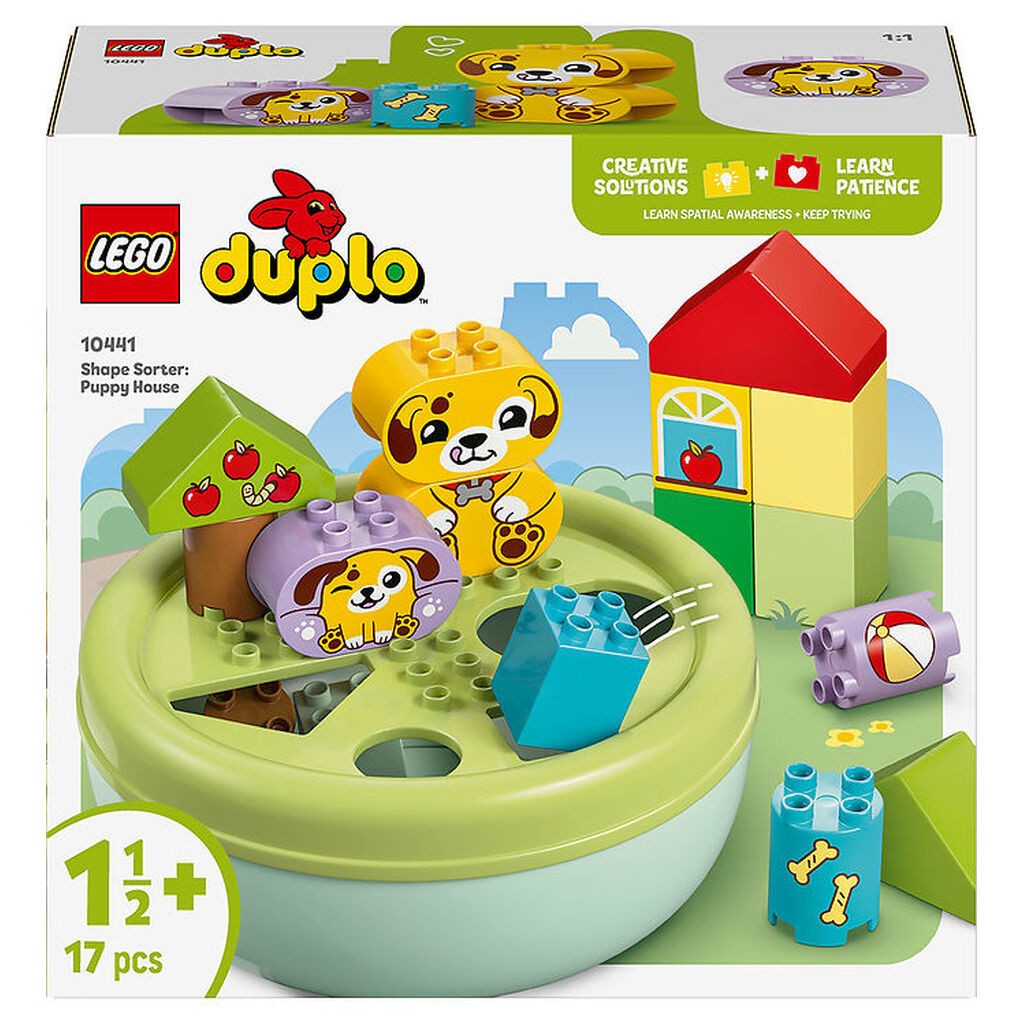 LEGOÂ® DUPLOÂ® - Puttekasse: Hundehus 10441 - 17 Dele