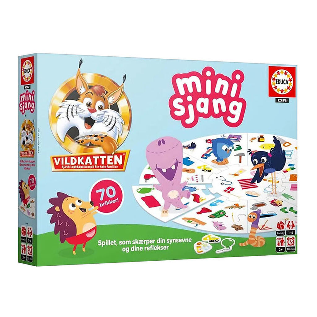 Educa Brætspil - Vildkatten Minisjang Børste