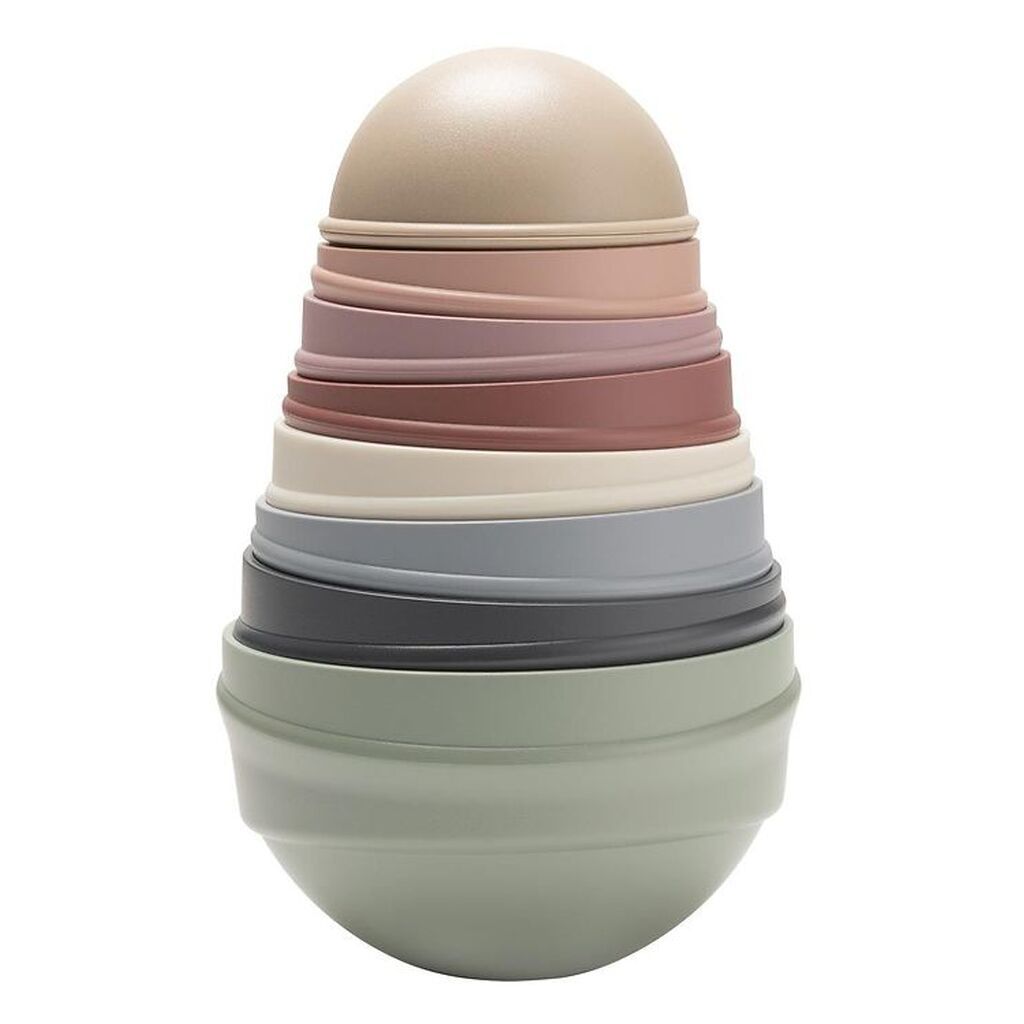 BIBS Stabletårn - 8 Dele - Pastel Rainbow