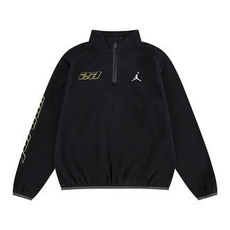 Jordan Fleecetrøje - Sort m. Guld