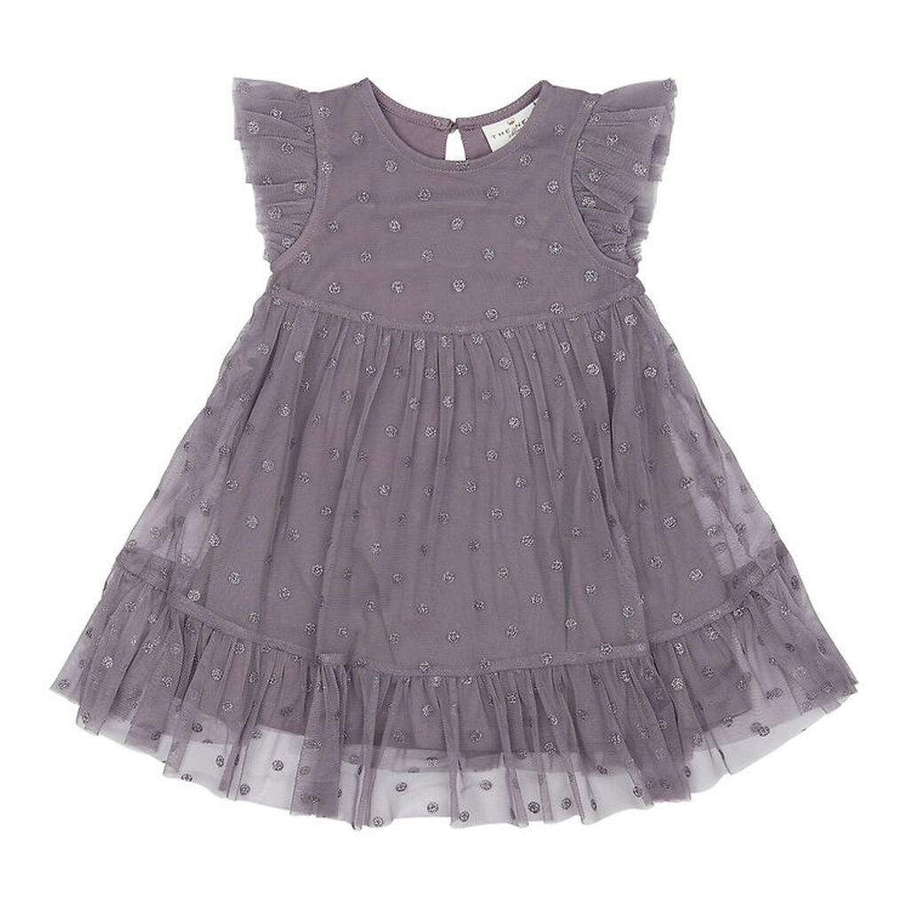 The New Siblings Kjole - TnstPoppy - Gray Ridge m. Smileys