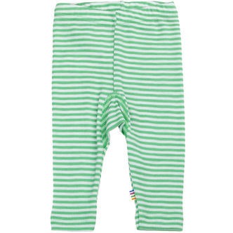 Joha Leggings - Rib - Uld/Silke - Off White/Grøn
