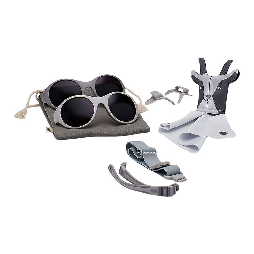 Mokki Solbriller - Click & Change - Grå