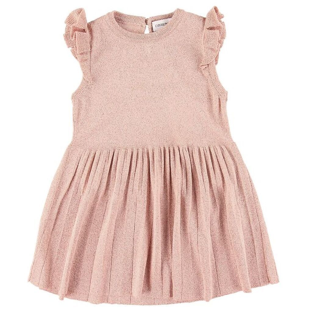 Emporio Armani Kjole - Rosa m. Glimmer