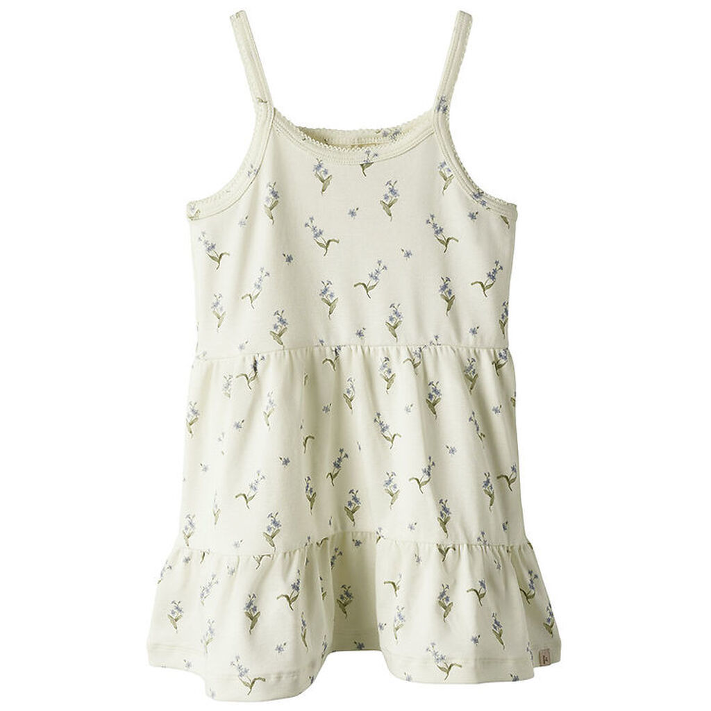 Lil' Atelier Kjole - NmfGayo - Coconut Milk/Forget Me Not