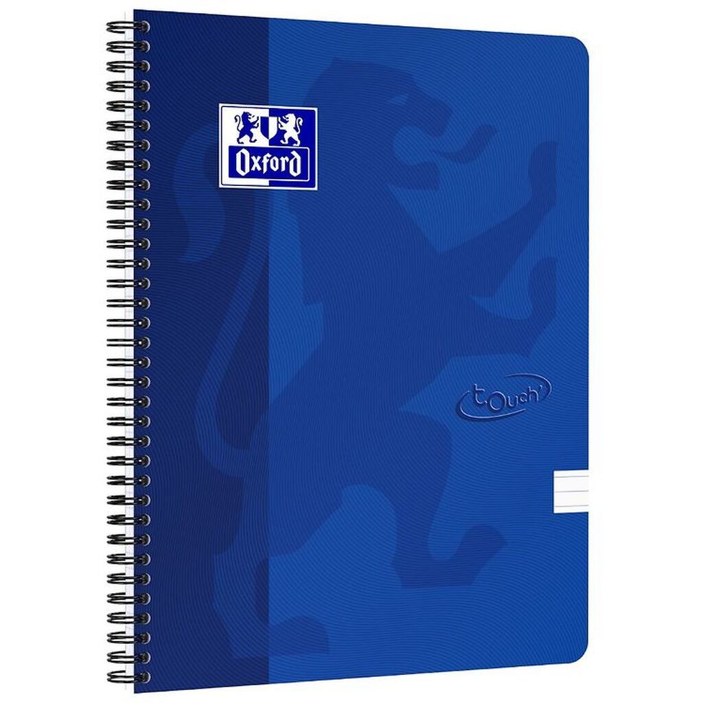 Oxford Notesbog - Touch - Linieret - A4+ - Blå