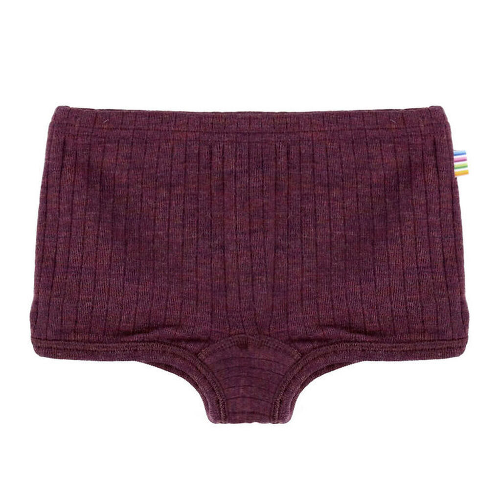 Joha Hipsters - Uld - Rib - Blomme