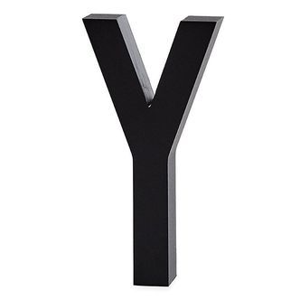 Design Letters Alubogstav - Y - Sort