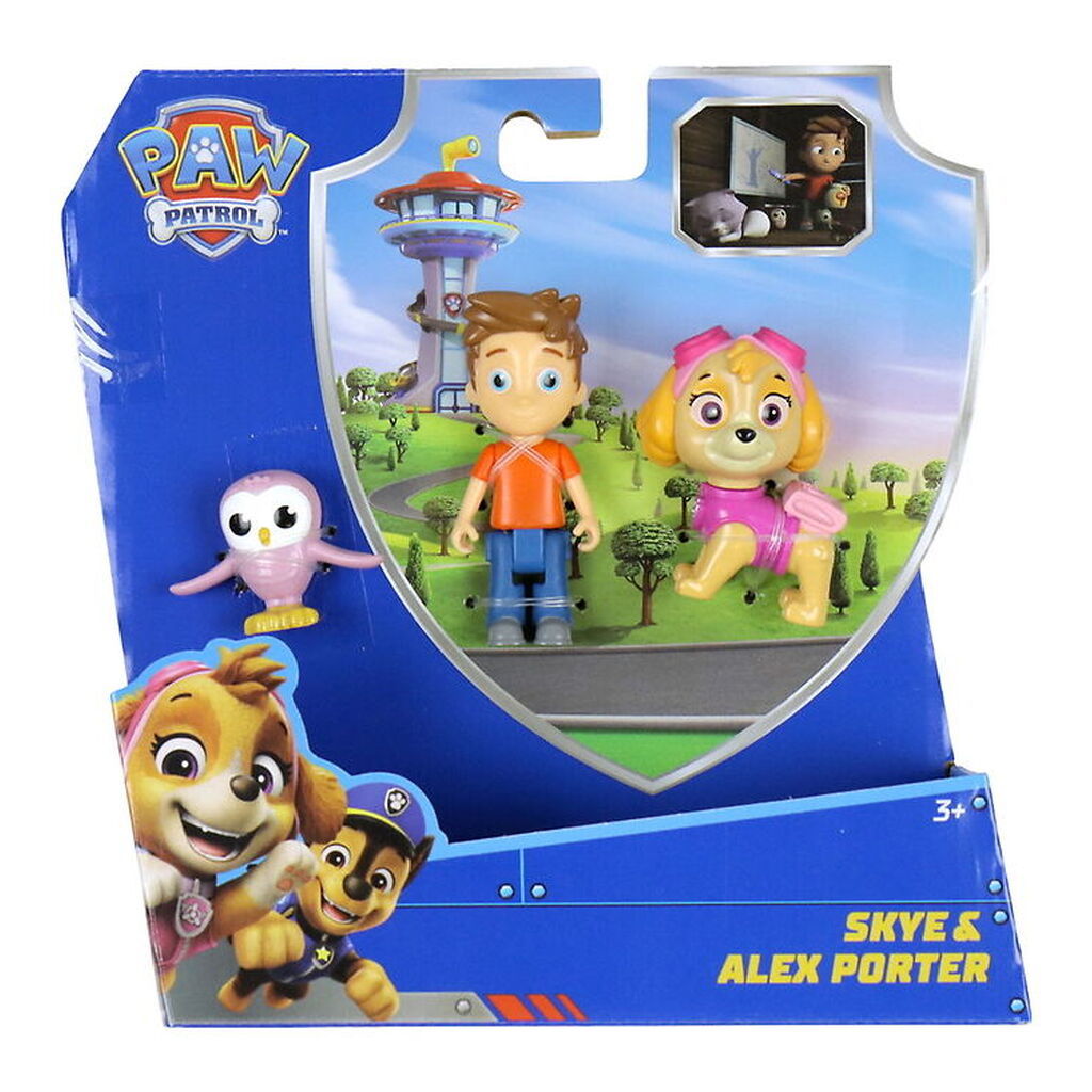 Paw Patrol Legetøjsfigurer - Skye & Alex Porter