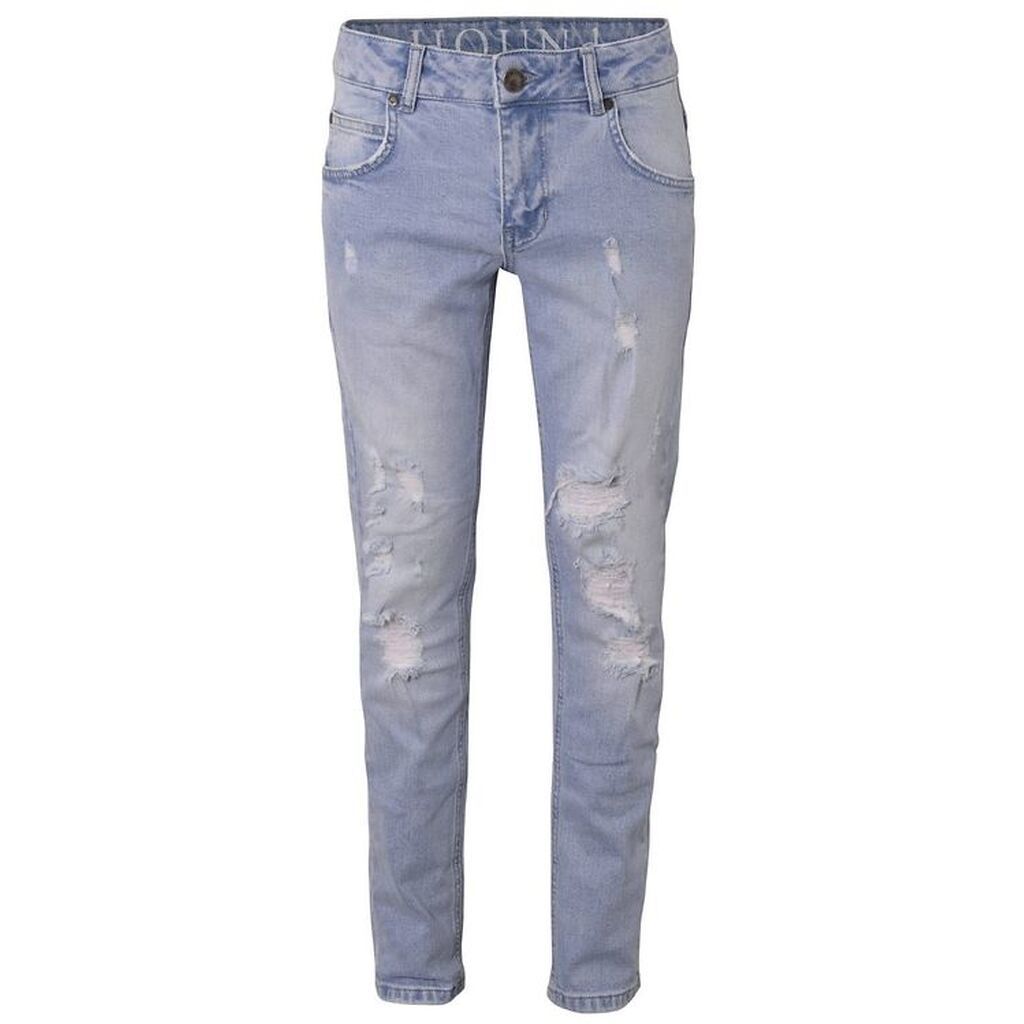 Hound Jeans - Straight w.Holes - Light Denim