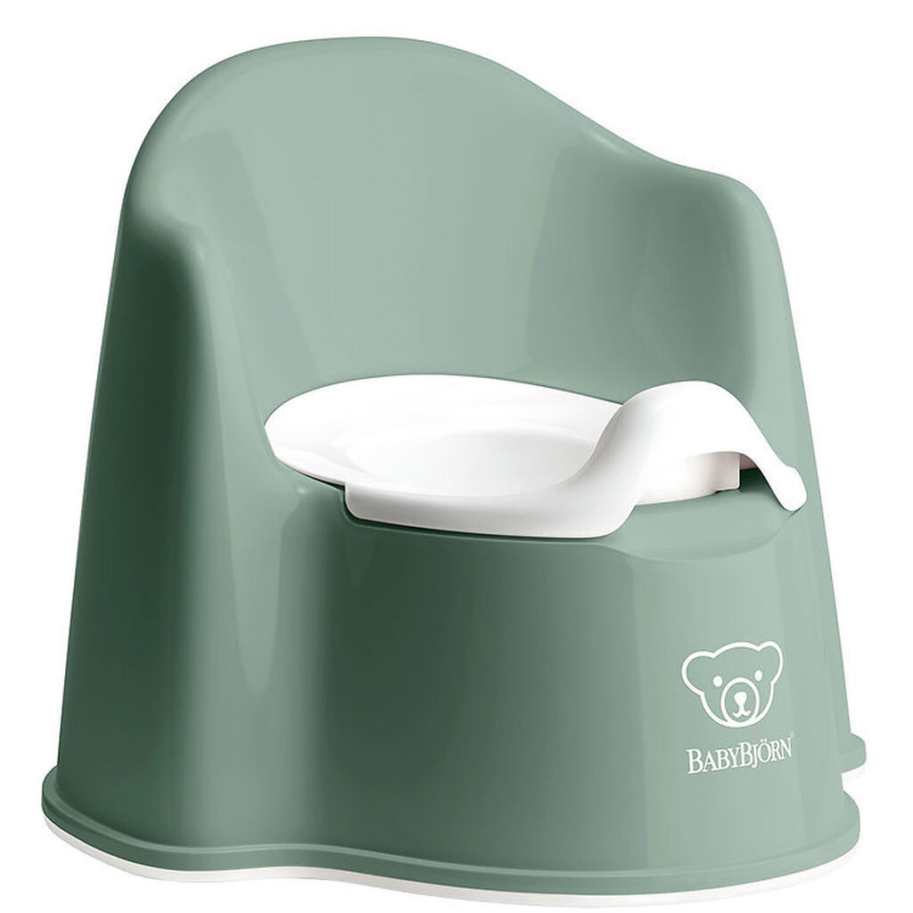 BabyBjörn Pottestol - Grågrøn/Hvid