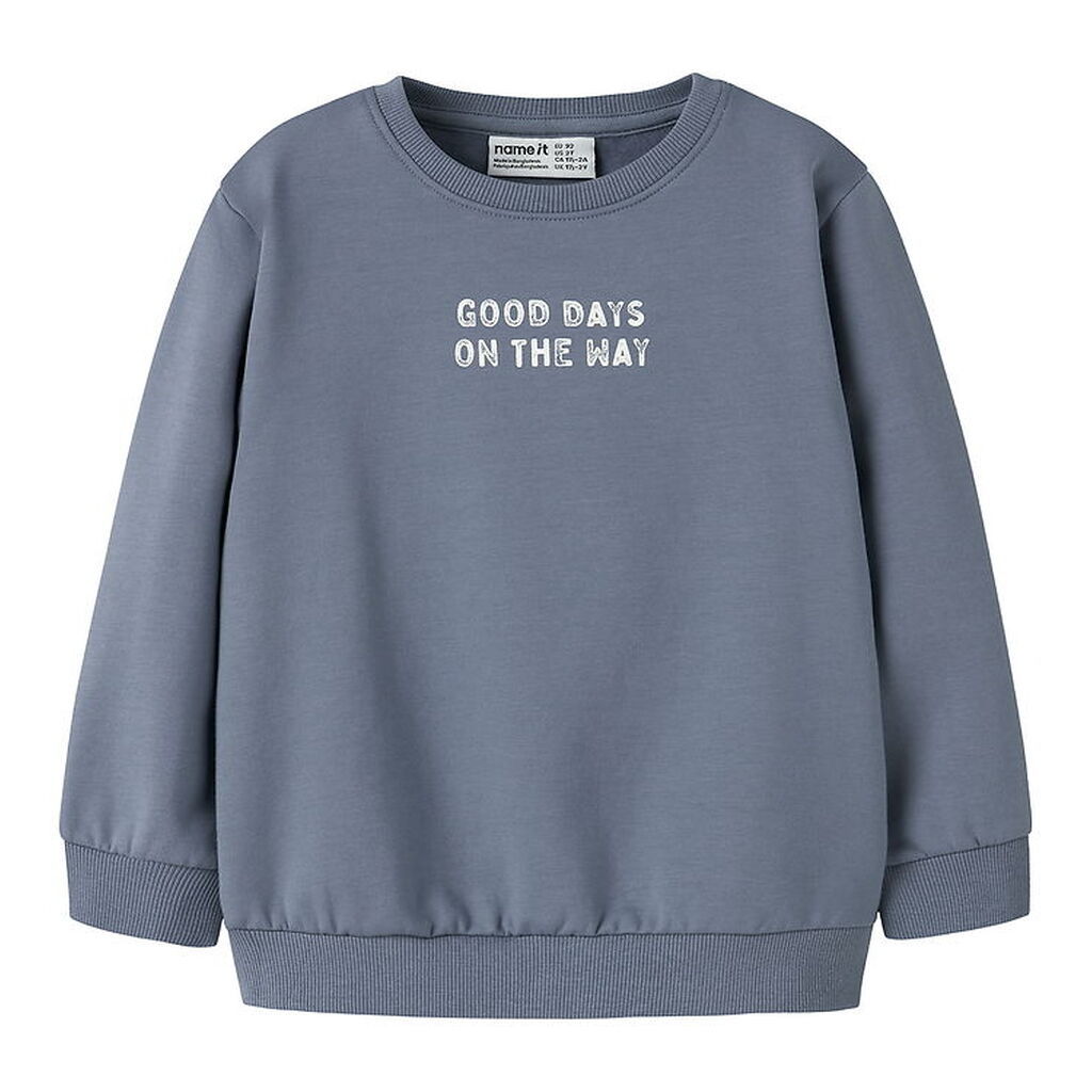 Name It Sweatshirt - NmmSlade - Flint Stone