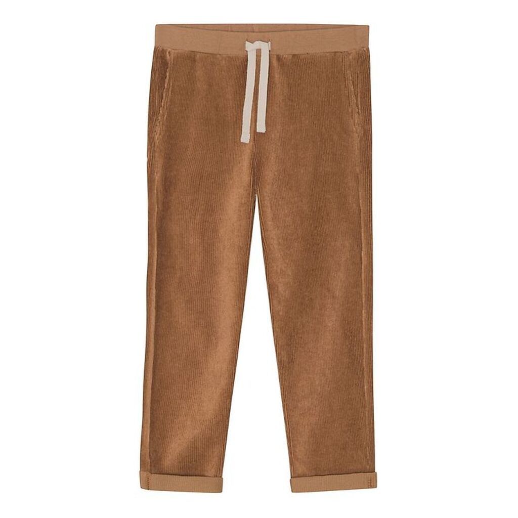 Monsieur Mini Fløjlsbukser - Milk Chocolate