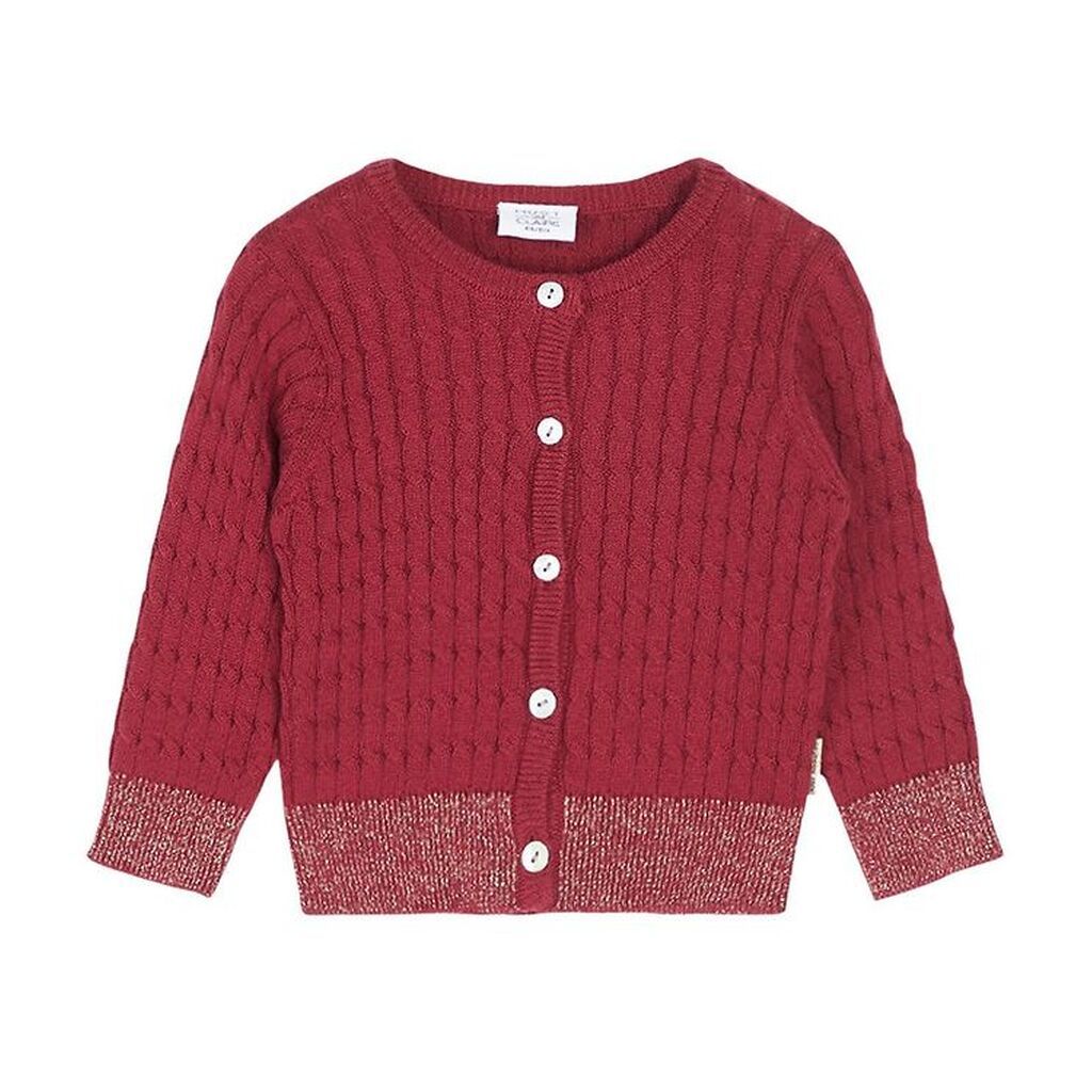 Hust and Claire Cardigan - Calla - Teaberry