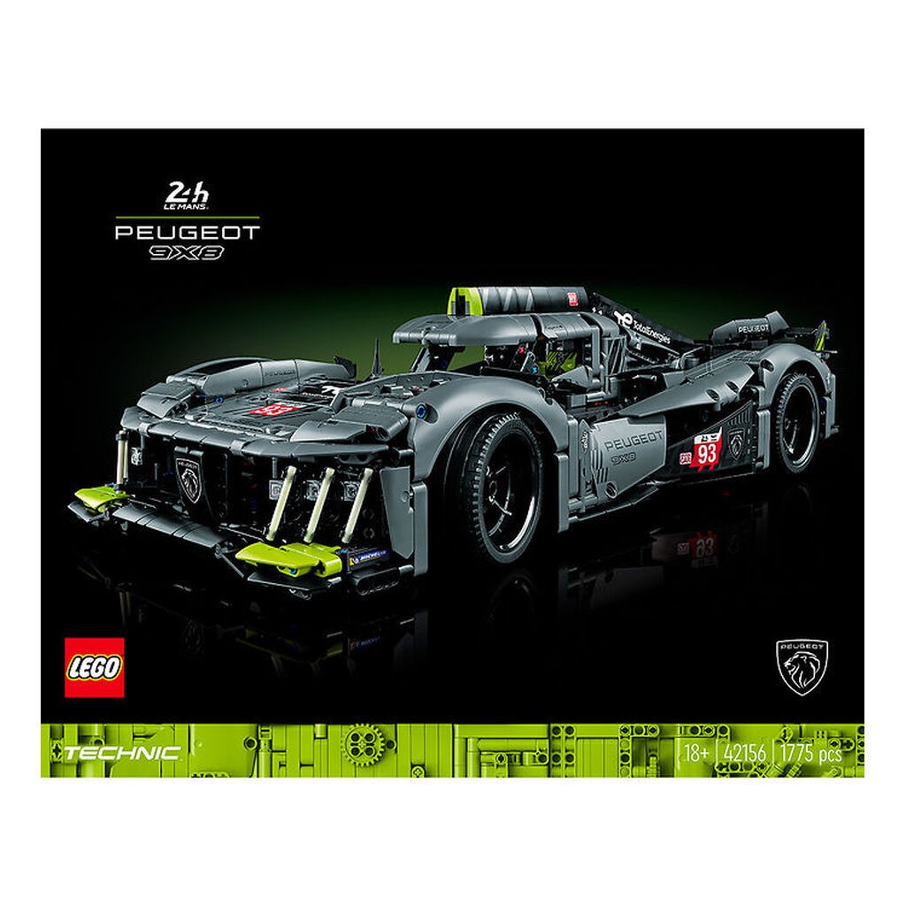 LEGOÂ® Technic - Peugeot 9X8 24H Le Mans... 42156 - 1775 Dele