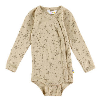Joha Slå-om Body l/æ - Uld - Beige m. Stjerner