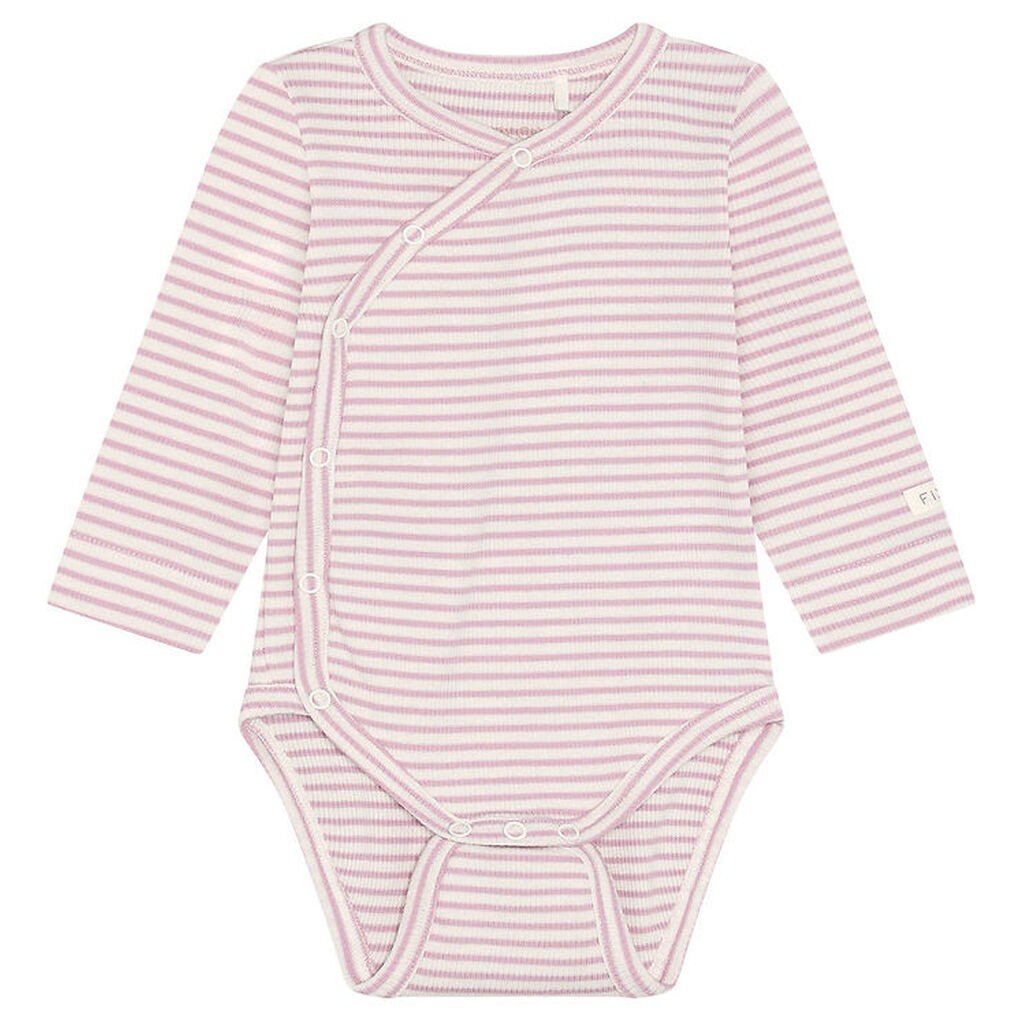 Fixoni Slå-om Body l/æ - Rib - Bleached Mauve
