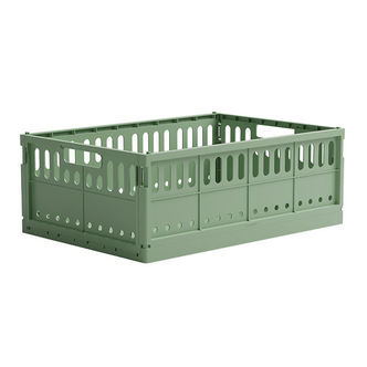 Made Crate Foldekasse - Maxi - 48x33x17,5 cm - Green Bean Green