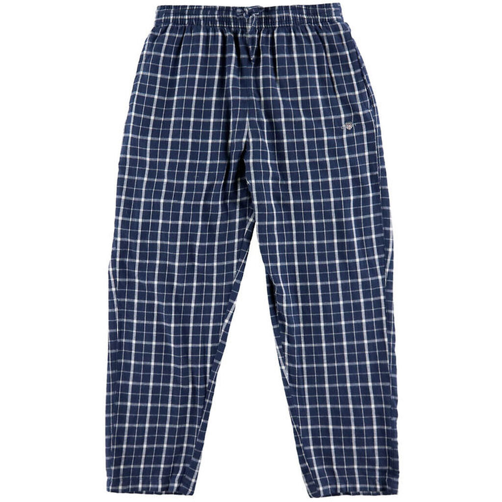 GANT Natbukser - Checked - Persian Blue