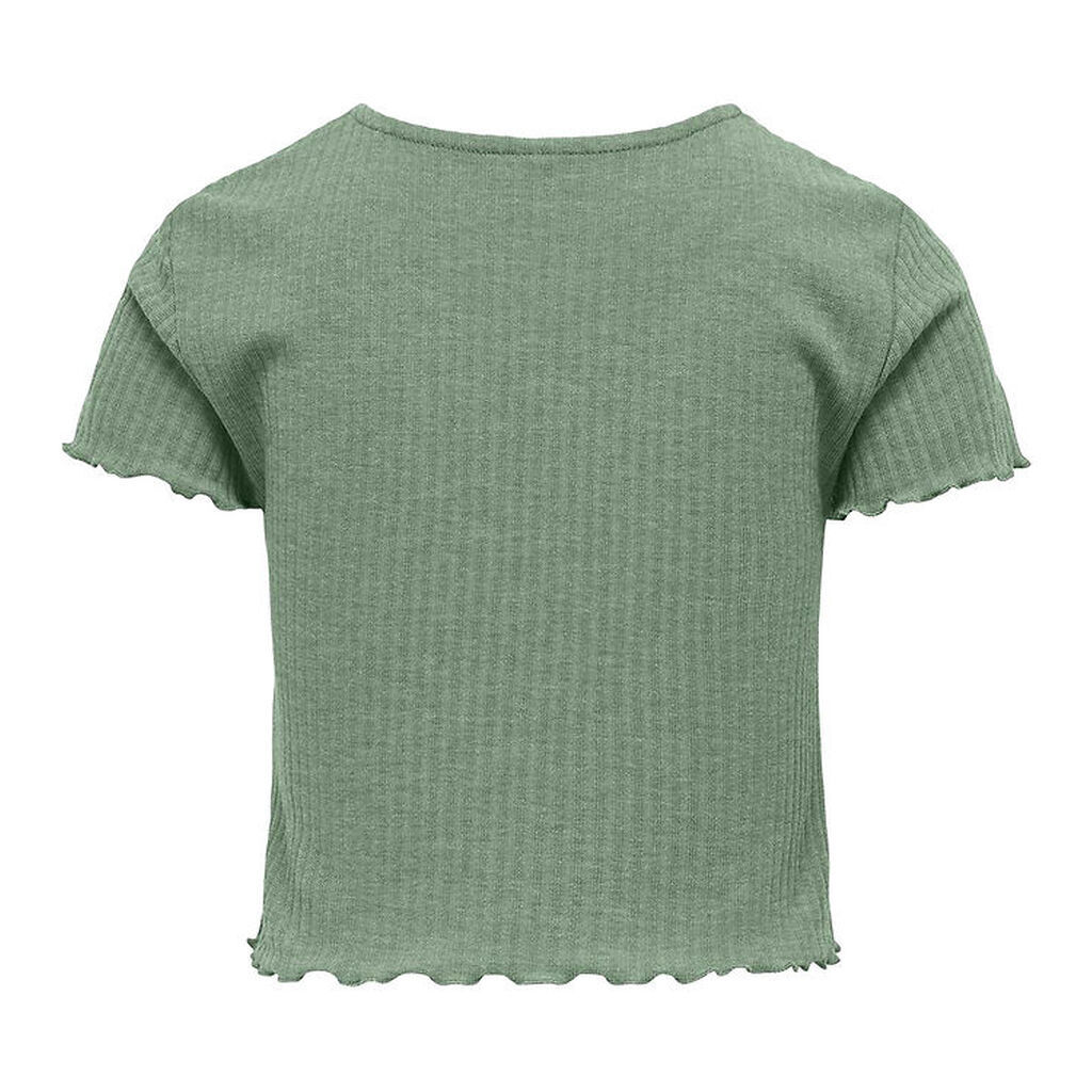 Kids Only T-shirt - KogNella - Rib - Noos - Hedge Green