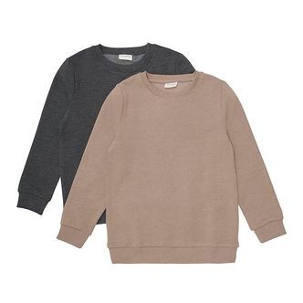 Minymo Sweatshirts - 2-pak - Fossil