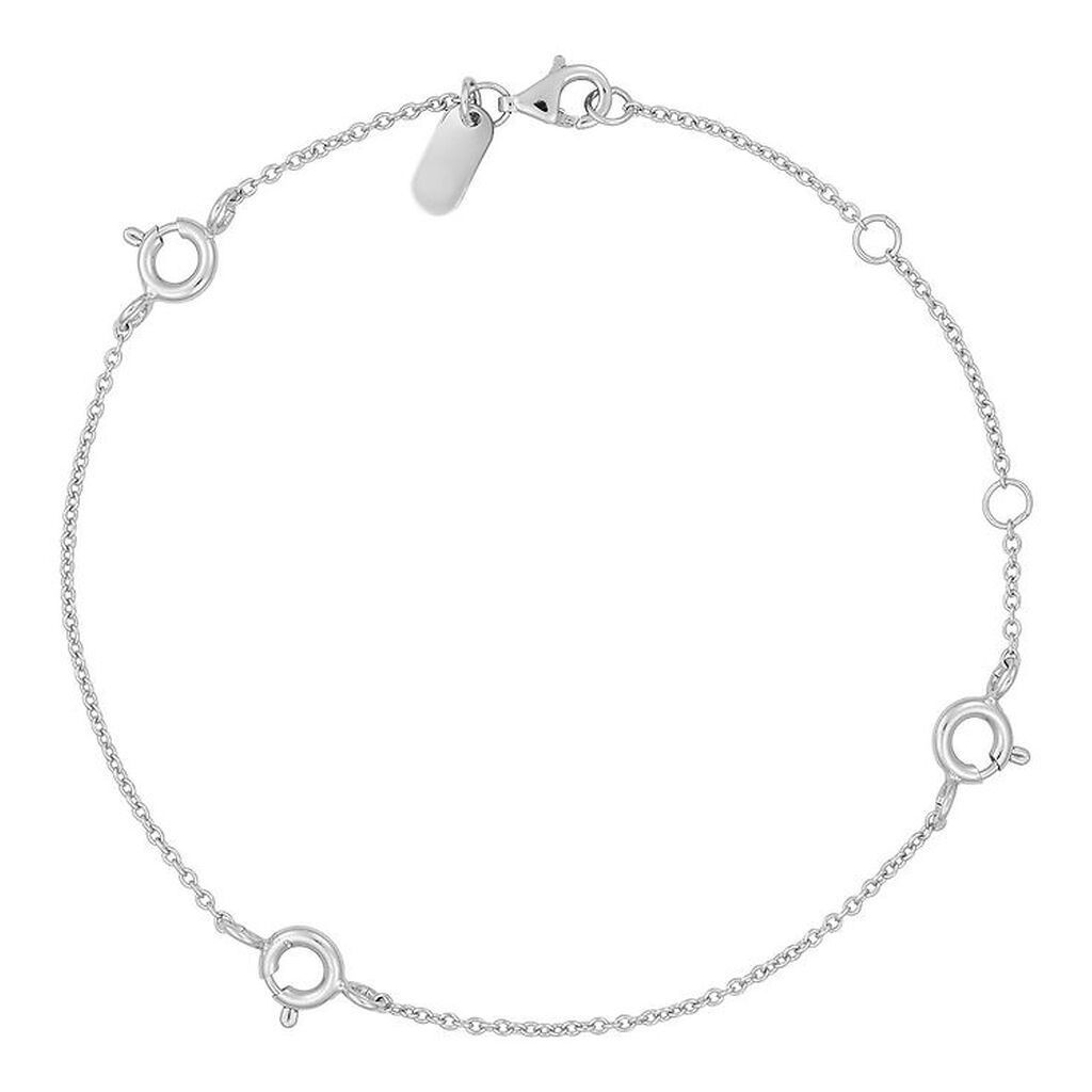 Design Letters Armbånd - Ruth Anchor Charm Lock - Sølv