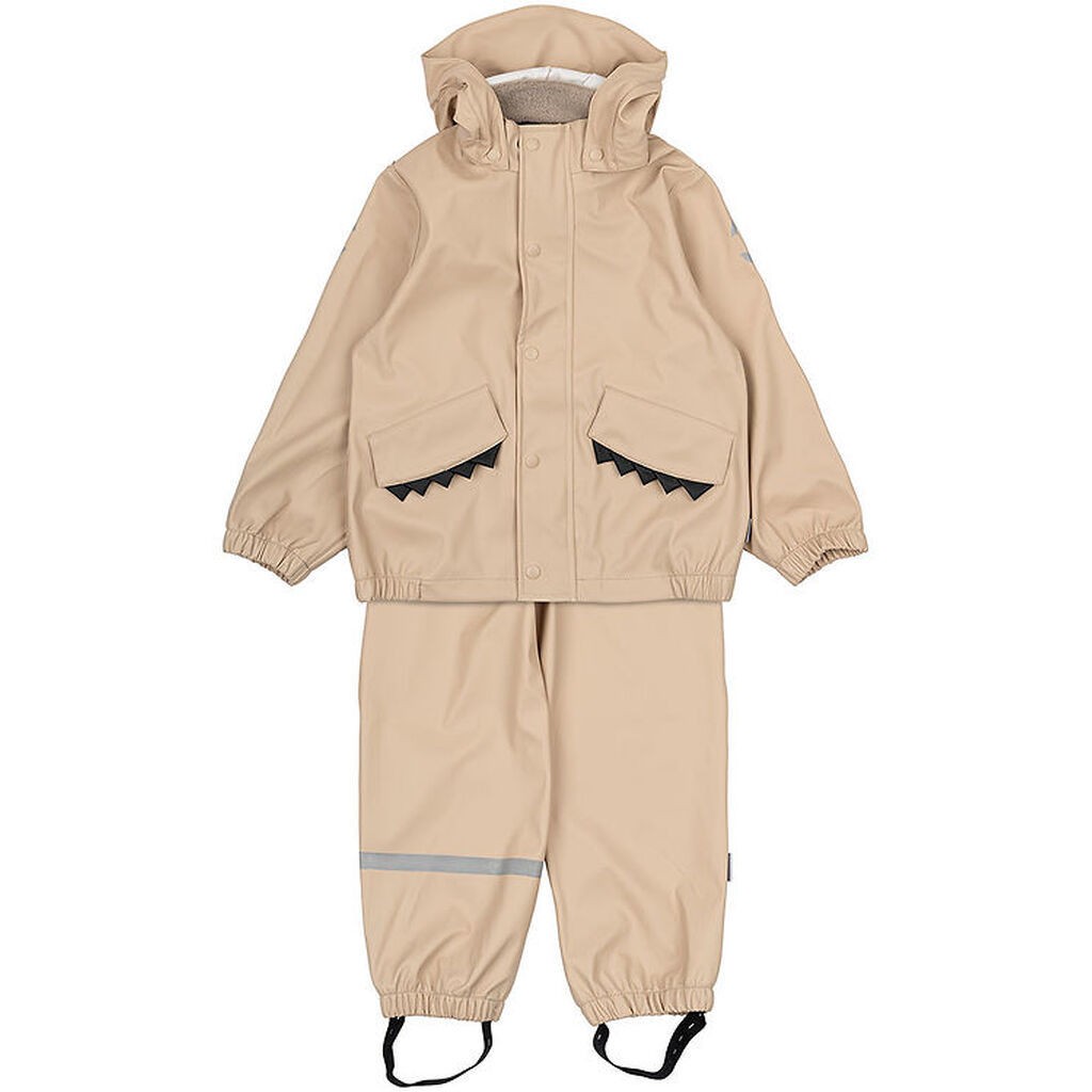 Mikk-Line Regntøj m. Seler - PU - Animal - Doeskin