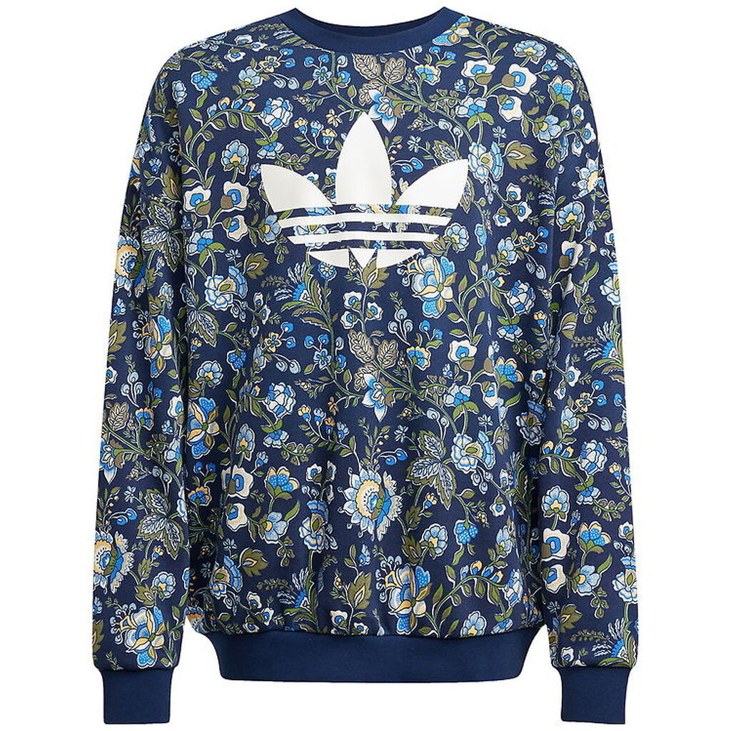 adidas Originals Sweatshirt - Crew - Nindig/Multco m. Blomster