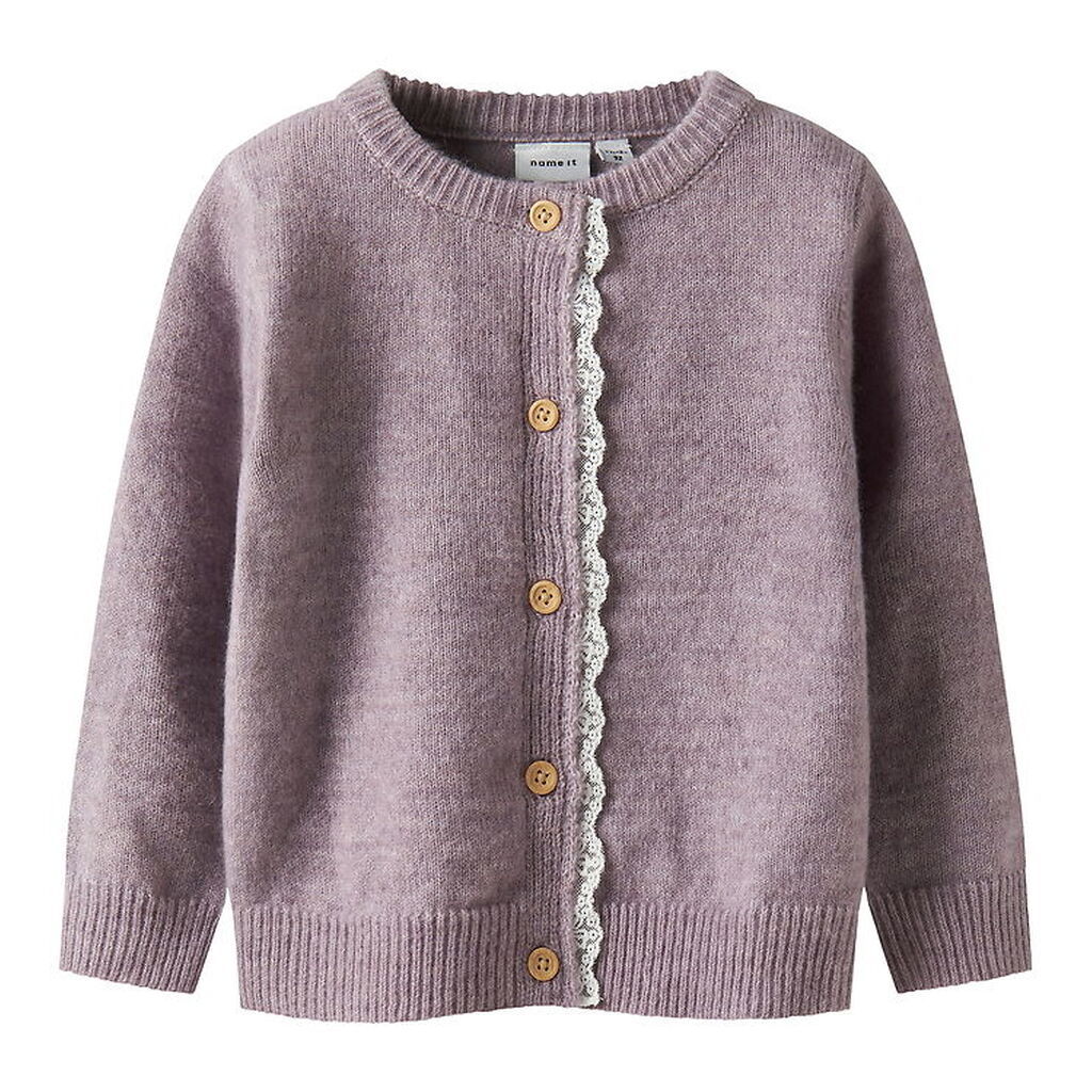 Name It Cardigan - Strik - NmfRikimmi - Keepsake Lilac