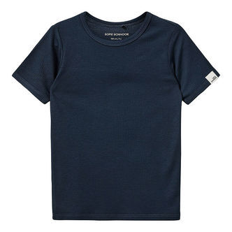 Sofie Schnoor T-Shirt - Rib - PiperSK - Navy Blue