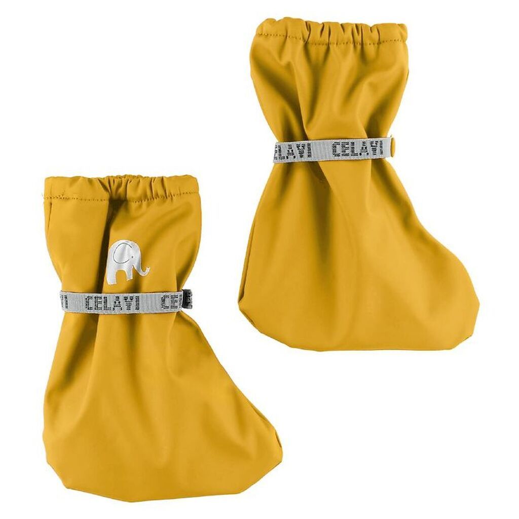 CeLaVi Overtrækssko m. Fleece - PU - Gul