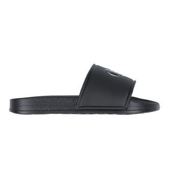 Calvin Klein Badesandaler - Logo Print Pool Slide - Sort