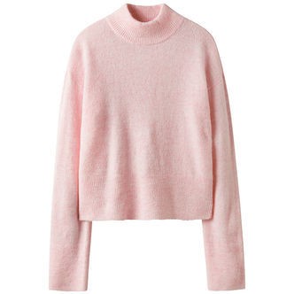 LMTD Bluse - Strik - NlfRiaa - Turtleneck - Crystal Pink