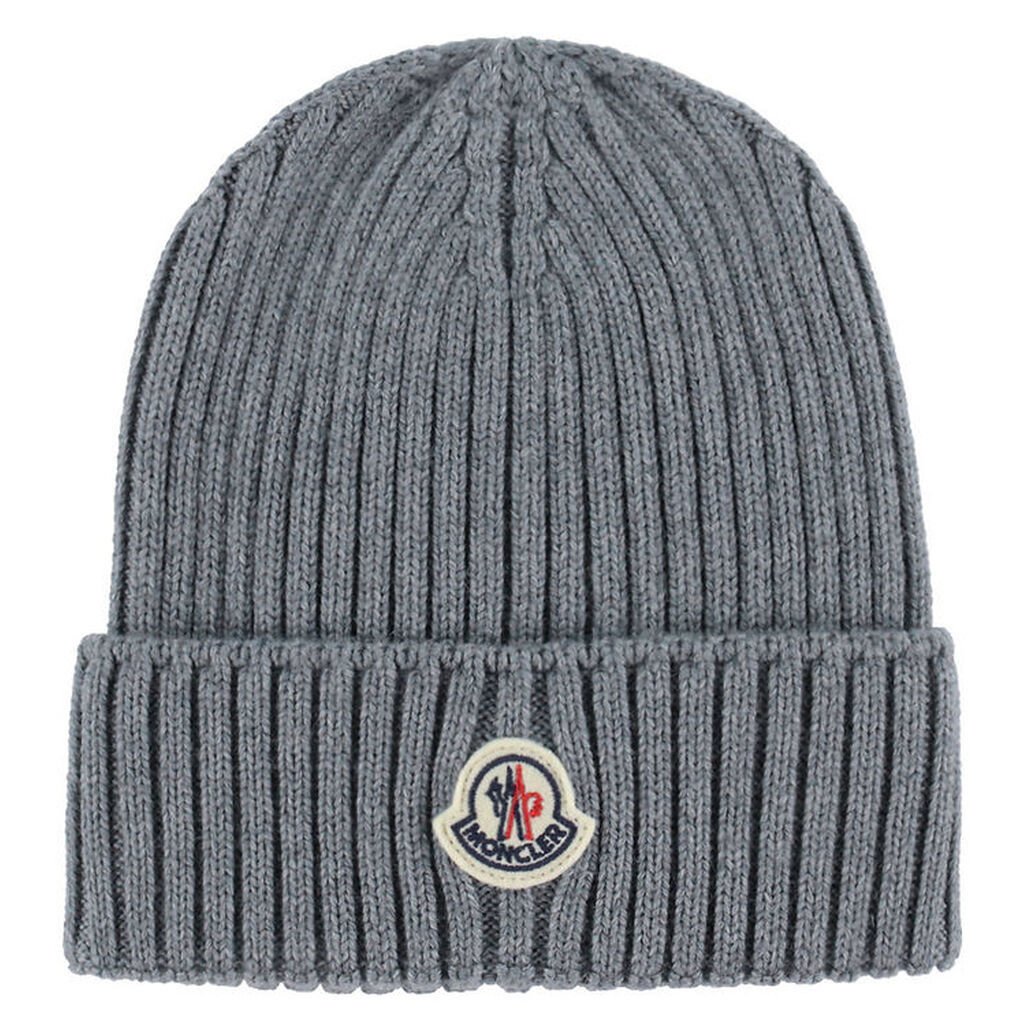 Moncler Hue - Uld - Gråmeleret