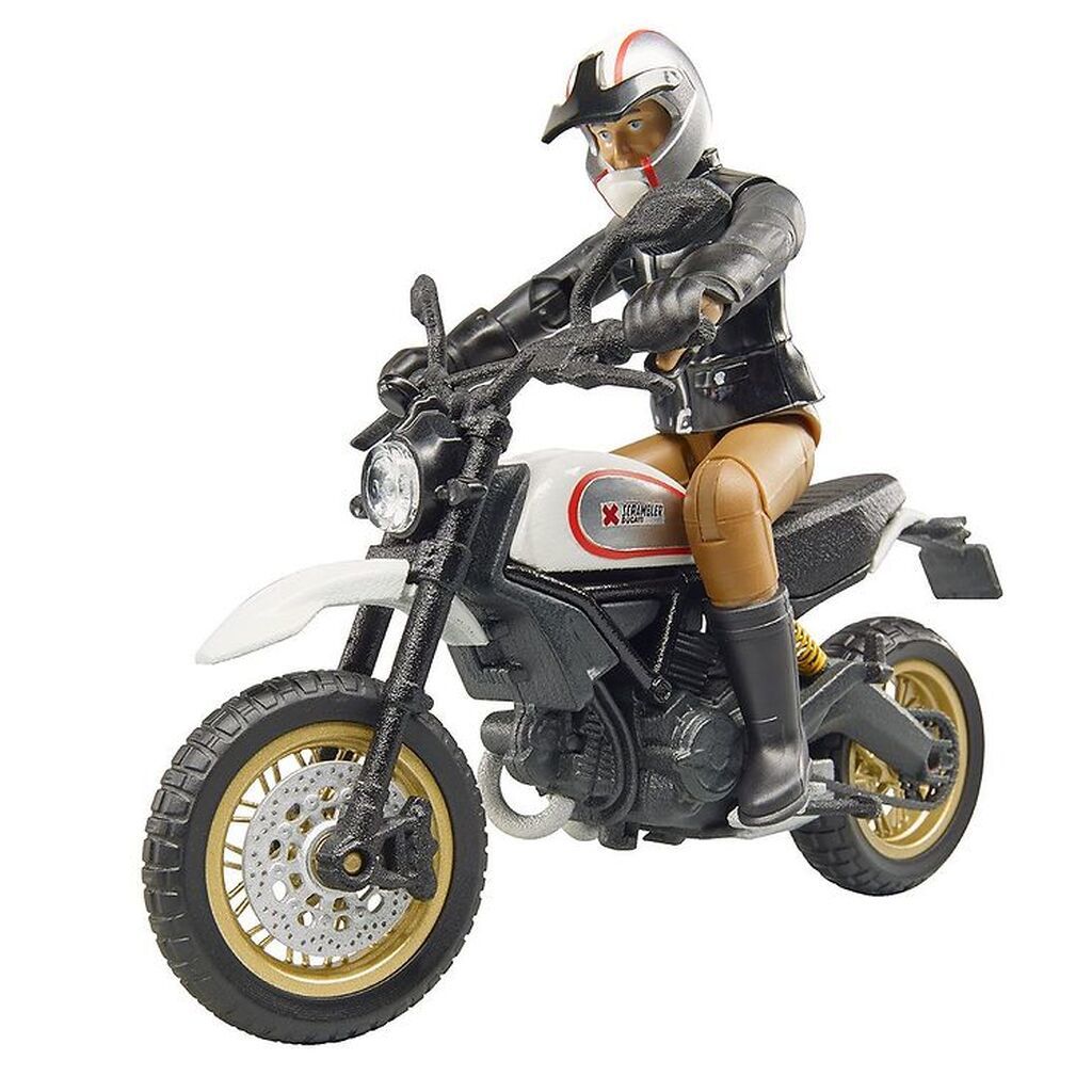 Bruder Figur m. Scrambler Ducati Desert Sled - bworld - 63051