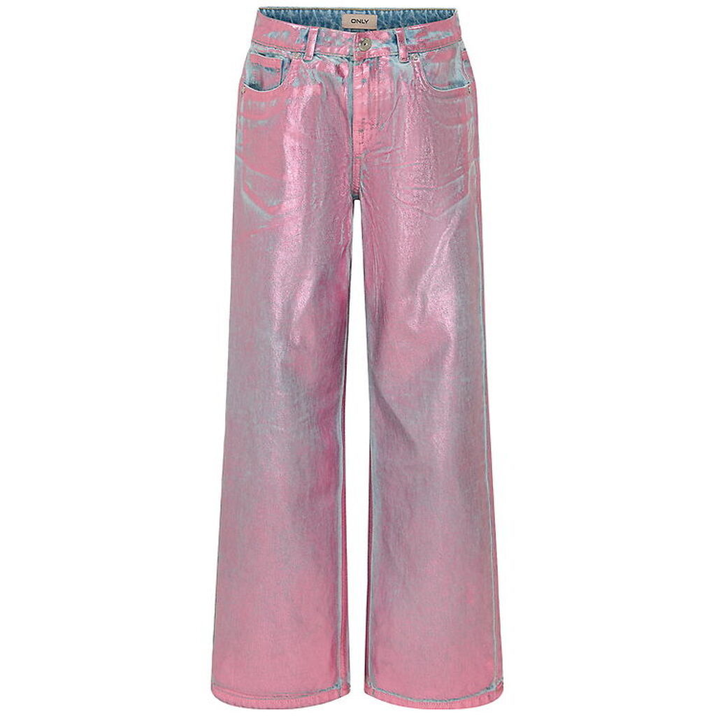 Kids Only Jeans - KogCobain - Wide - Light Blue Denim/Pink Foil