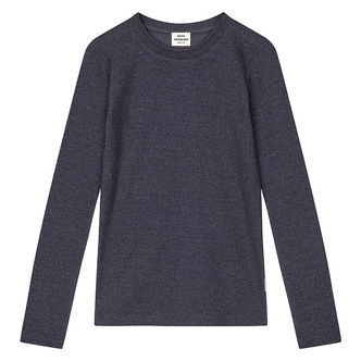 Mads Nørgaard Bluse - Rib - Talino - Parisian Night m. Glimmer