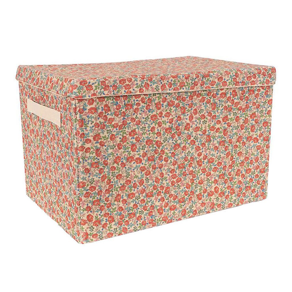 Konges Sløjd Opbevaringskurv - Stor - Kaluka/Blomster
