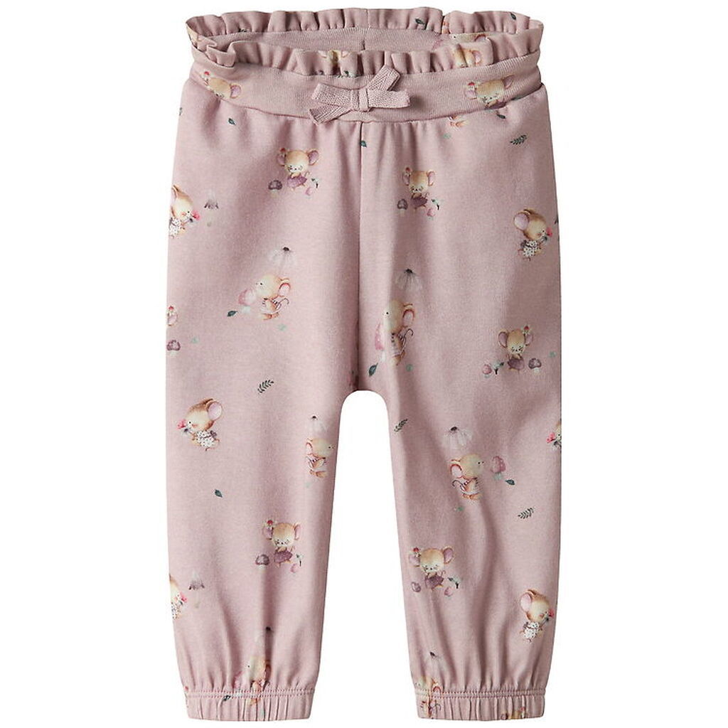 Name it Bukser - NbfLatia - Burnished Lilac m. Print