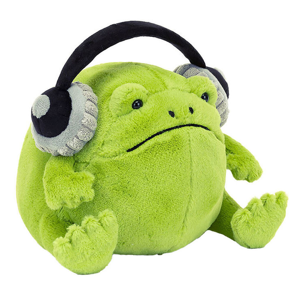Jellycat Bamse - 15 cm - Ricky Rain Frog Headphones