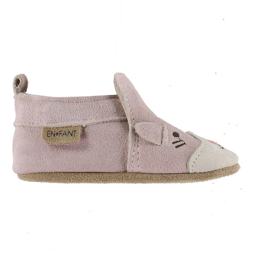 En Fant Hjemmesko - Suede Animal - Sepia Rose