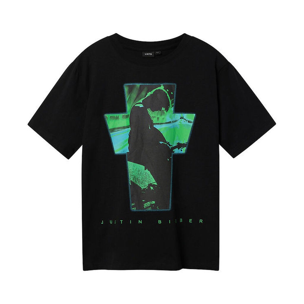 LMTD T-shirt - NlnAsben Justin Bieber - Sort