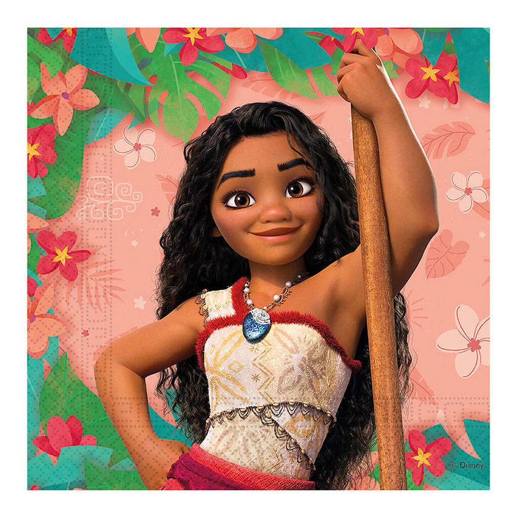 Decorata Party Servietter - 20-pak - 33x33 cm - Moana II